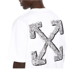 Off-White Scribble Arrow Skate Logo T-Shirt